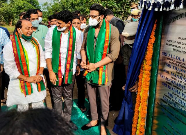 Prabhas at Khazipally Forest Area