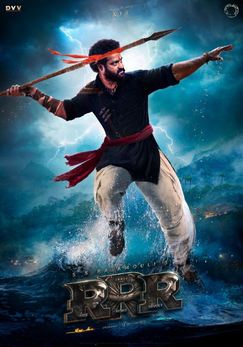 Here’s Jr NTR as the Intense Komaram Bheem from  RRRMovie.