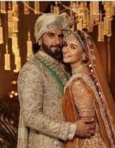 Ranveer and Alia glows in their online wedding