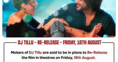 DJ Tillu is going to be re released on Aug 18th along with other two films