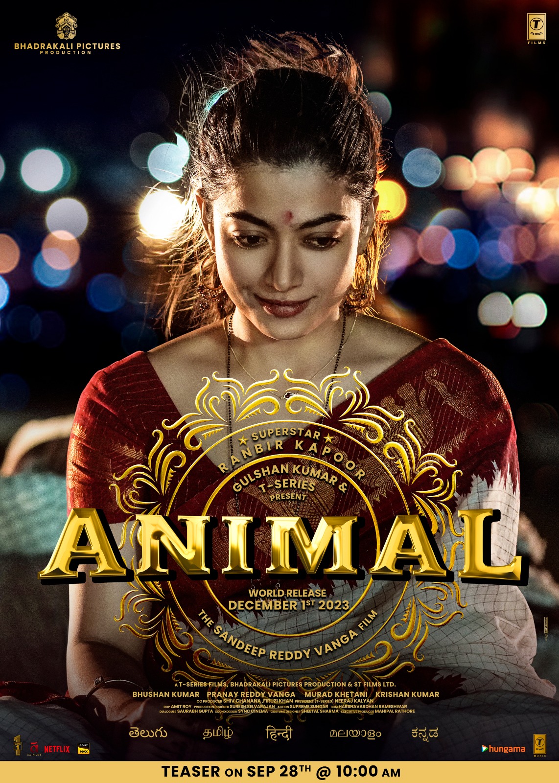 Rashmika first look from animal